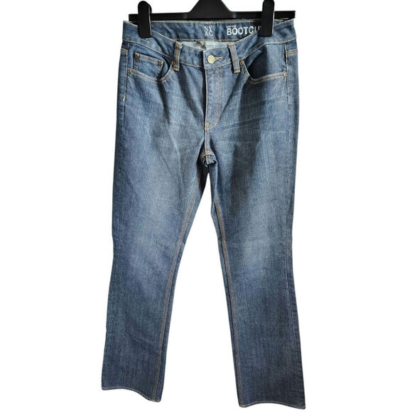 NYC Low Rise Curvy Bootcut Jeans Medium Wash Womens Size 8 - Picture 1 of 4